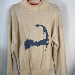 Womans Beige Cape Cod Sweater, NWT 2XL